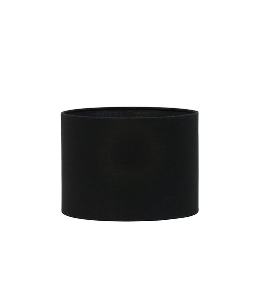 Abat-jour cylindre Livigno - Noir - Ø30x21cm