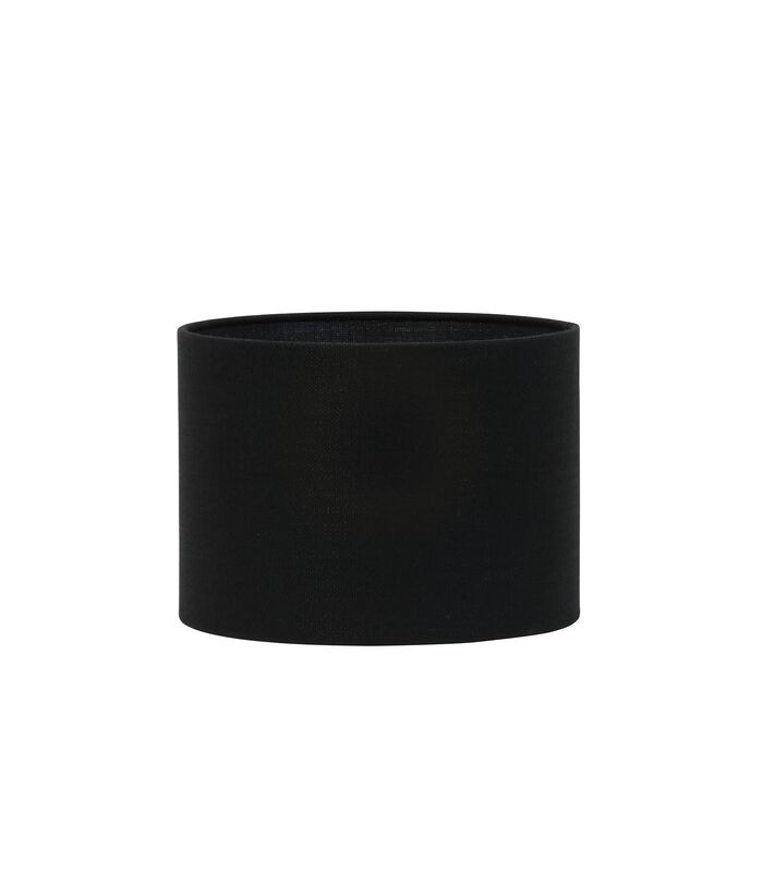 Abat-jour cylindre Livigno - Noir - Ø30x21cm image number 0