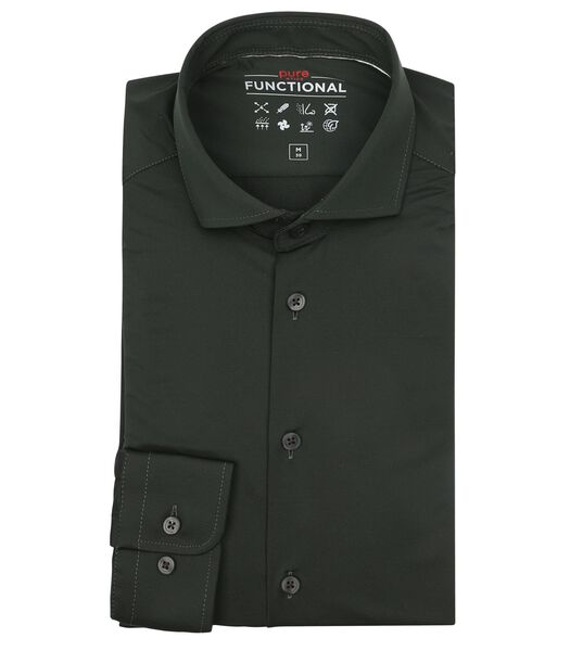 Pure The Functional Shirt Donkergroen