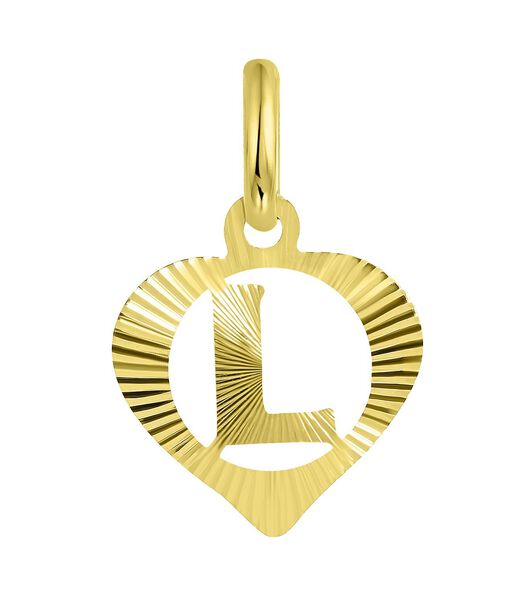 Hangers 'Alfabet A' 9 Karaat - goudkleurig