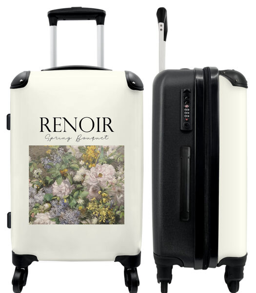 Handbagage Koffer met 4 wielen en TSA slot (Kunst - Renoir - Oude meester - Natuur)