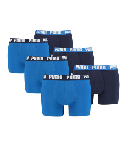 Lot de 6 boxers basiques pour homme Bleu