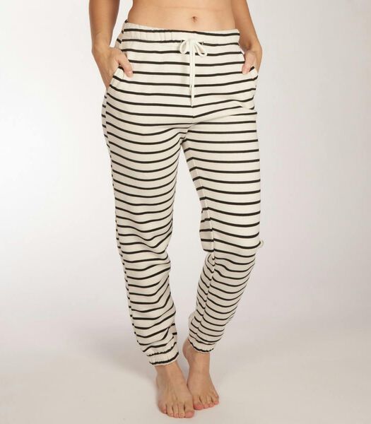 Pantalon Long Homewear Pcchilli Hw Sweat Pants Stripes