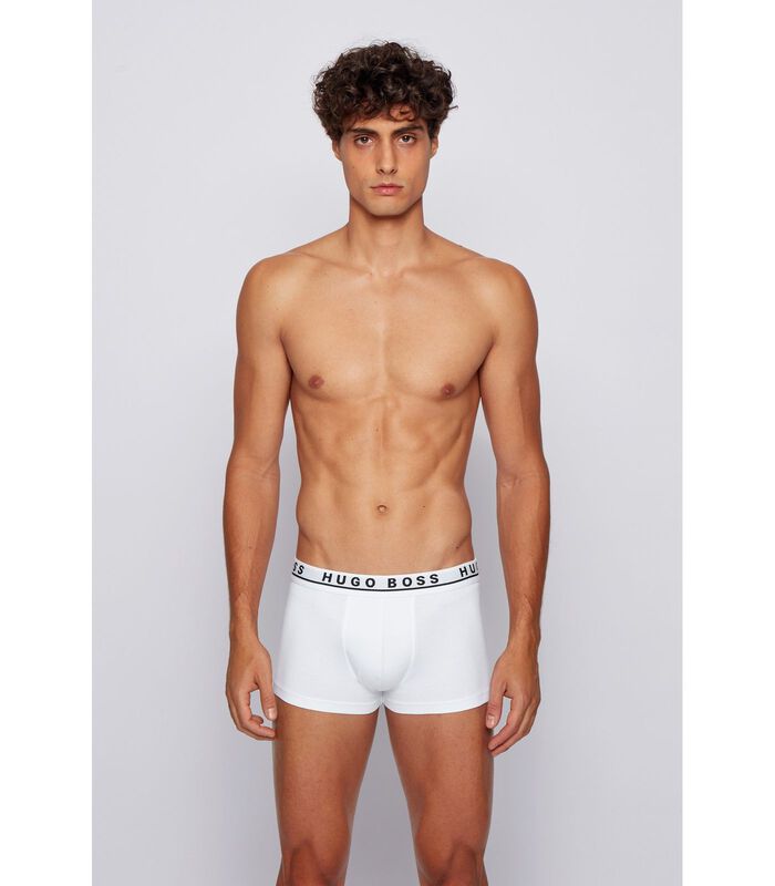Short 3 pack cotton stretch trunk image number 4