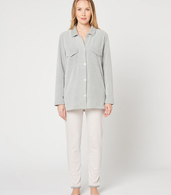 ROMEO 406 pyjama meerkleurig / gemêleerd grijs image number 0