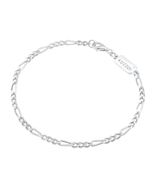 Bracelet Hommes Massive Basique Cool En Argent Sterling 925