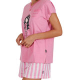 Pyjamashort t-shirt Goodnight Gorjuss Santoro roze image number 2
