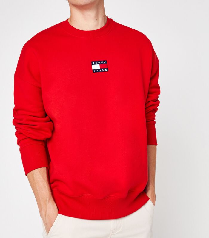 Sweatshirt met ronde hals image number 0