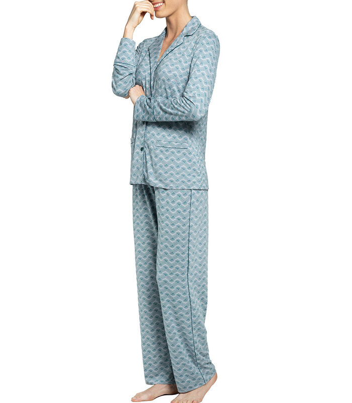 Ensemble pyjama chemise en modal Artisan image number 0