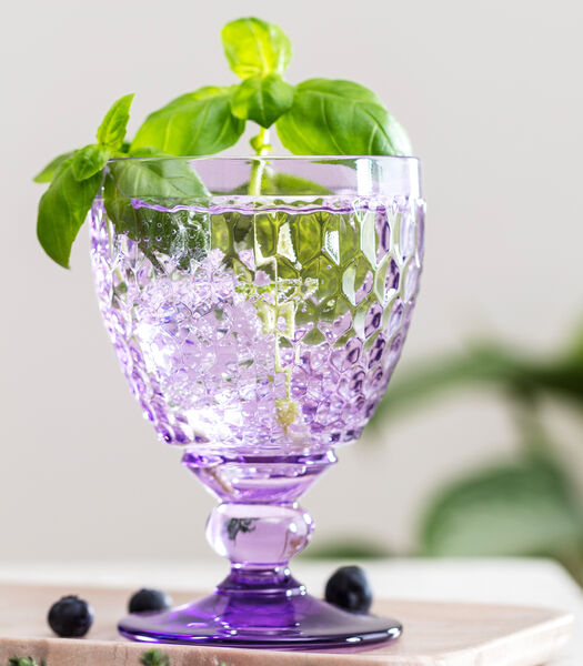 Witte wijnglas Boston Lavender