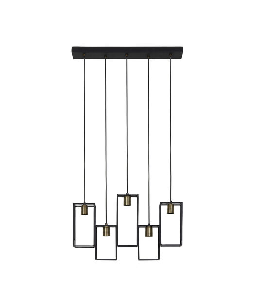 Hanglamp Marley - Zwart - 60x15x57cm - 5L